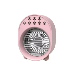 Pingu Desktop Mini Fan (Pink)