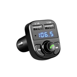 Dual USB Car Charger Handsfree Kit