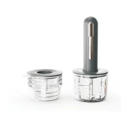 4 Cup USB Electric Food Processor (Grey)